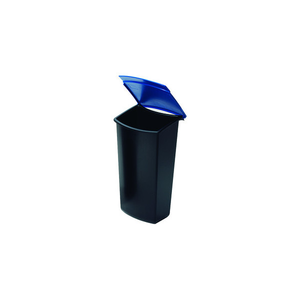 4012473184329 - - Abfalleinsatz mondo Papierkorb mondo 1840 158 x 284 x 124 cm (b x h t) inkl 50 Müllbeutel Polypropylen schwarz blau