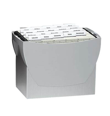 Hängemappenbox Swing 1900 grau bis 20 Mappen leer Hängemappenbox Swing 1900 grau bis 20 Mappen leer