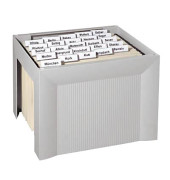 H&auml;ngeregister-Box 1905-11 Karat, lichtgrau, f&uuml;r 35 Mappen A4