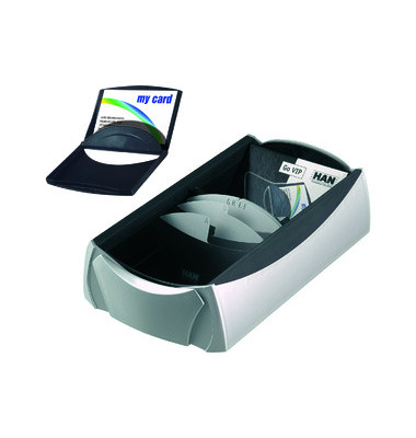 Visitenkartenbox VIP silber 120x255x80 Visitenkartenbox VIP silber 120x255x80