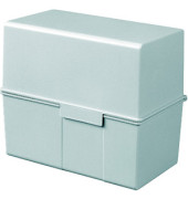 Karteikasten A5 quer f&uuml;r 300 Karten grau 