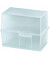 Karteikasten A6 quer f.300 Karten transp. 165x95x143 Polysty.