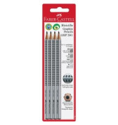 Bleistift-Set GRIP 2001, 117198, silber, B,H,HB,2B Bleistift-Set GRIP 2001, 117198, silber, B,H,HB,2B