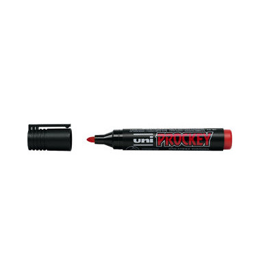 Flipchartmarker Uni, 159121, Stift, rot, 1,8-2,2mm Rundspitze