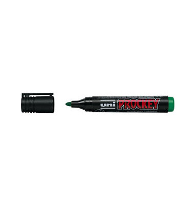 Flipchartmarker Uni, 159163, Stift, grün, 1,8-2,2mm Rundspitze