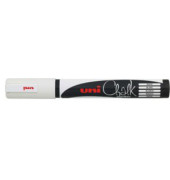 Kreidemarker uni Chalk PWE-5M, 186201, wei&szlig;, 1,8-2,5mm Rundspitze