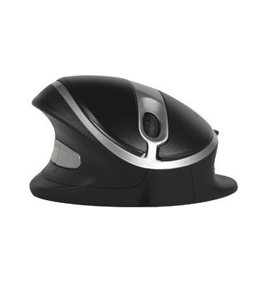 Oyster-Mouse Oyster Mouse BNEOYM, 5 Tasten, mit Kabel, USB-Kabel, ergonomisch, einstellbarer Neigungswinkel, optisch, schwarz