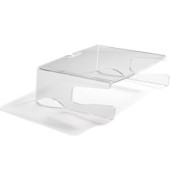 Monitorständer Q-Riser 100 transp. 31x10,5x28cm LCD/CRT