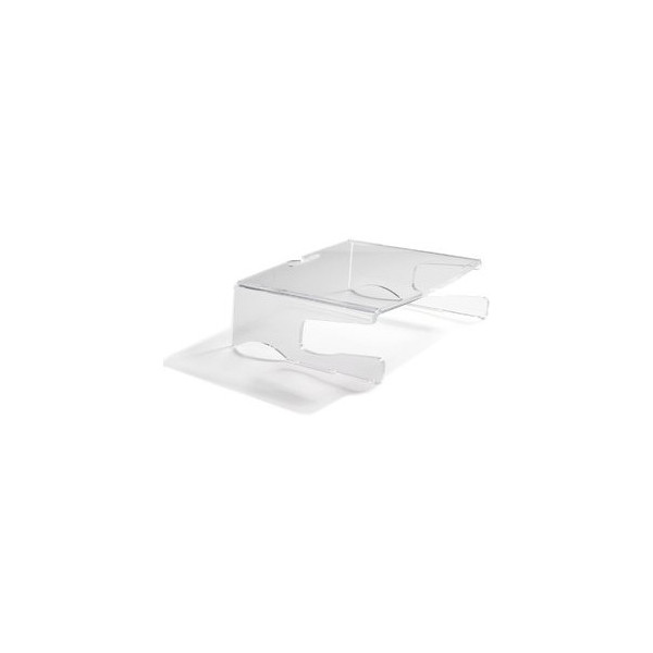 8717399990073 - BakkerElkhuizen Q-Riser Monitorständer Nicht Höhenverstellbar 365 x 130 x 330 mm Transparent