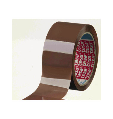 Packband tesapack 04089-00006-06, 50mm x 66m, 28my, braun