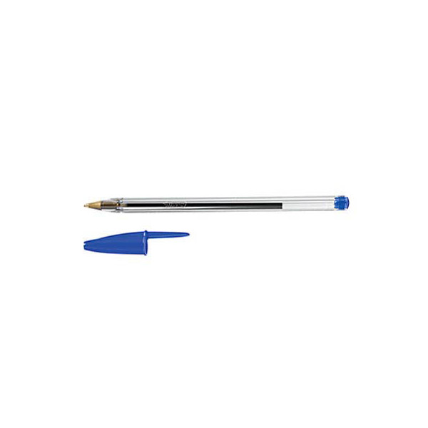BIC Kugelschreiber Cristal transparent/blau Mine 0,4mm Schreibfarbe blau -  Bürobedarf Thüringen