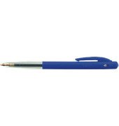 Kugelschreiber M10 Clic transparent/blau Mine 0,3mm Schreibfarbe blau