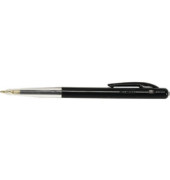 Kugelschreiber M10 Clic transparent/schwarz Mine 0,3mm Schreibfarbe schwarz