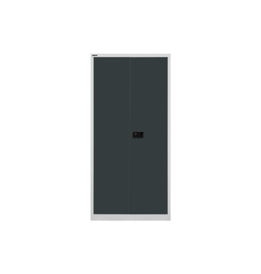 Aktenschrank Universal HC782S4G525, Stahl abschließbar, 5 OH, 91,4 x 195 x 50 cm, anthrazit/lichtgrau