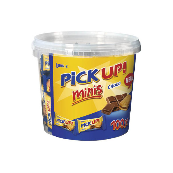 4017100040771 - Leibniz Bahlsen PiCK UP! Minis Choco 100 Stück EINZELVERPACKT 106 kg