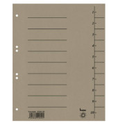 Trennblätter 97300GR A4 grau 250g Karton