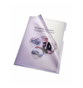 Sichthüllen 205000LI, A4, violett, klar glatt, oben & rechts offen, 