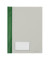 Schnellhefter 281100gn, A4, gr&uuml;n, Kunststoff, 80g, Vorderdeckel transparent