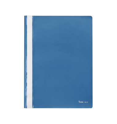 Schnellhefter 281421 A4 blau PP Kunststoff kaufmännische Heftung bis 200 Blatt