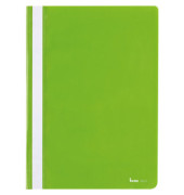 Schnellhefter 281421gn, A4, grün, Polypropylen (PP), 80g, Vorderdeckel transparent