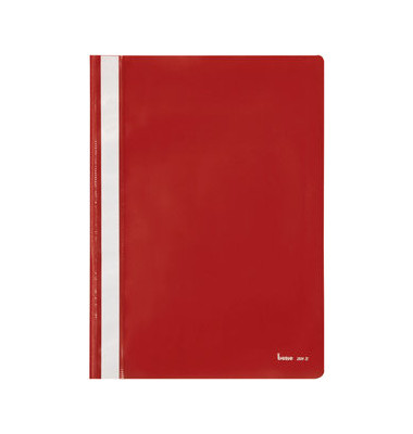 Schnellhefter 281421 A4 rot PP Kunststoff kaufmännische Heftung bis 200 Blatt