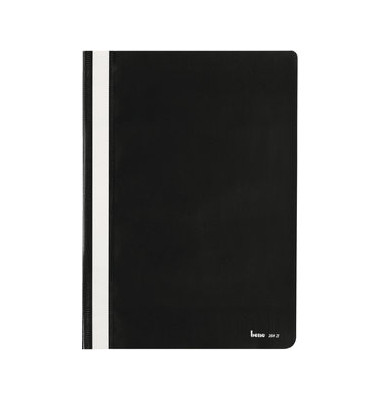 Schnellhefter 281421 A4 schwarz PP Kunststoff kaufmännische Heftung bis 200 Blatt
