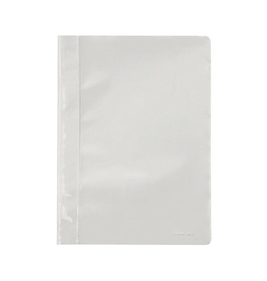 Schnellhefter 281421 A4 weiß PP Kunststoff kaufmännische Heftung bis 200 Blatt