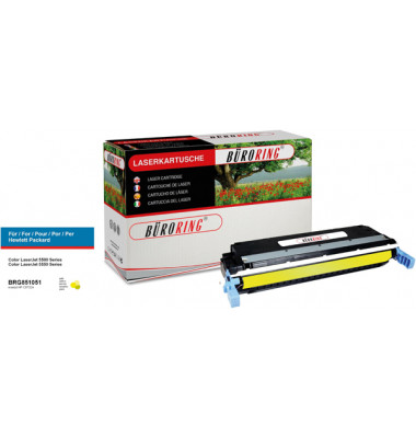 Toner BRG851051 (kompatibel zu HP 645A), gelb, ca. 12000 Seiten
