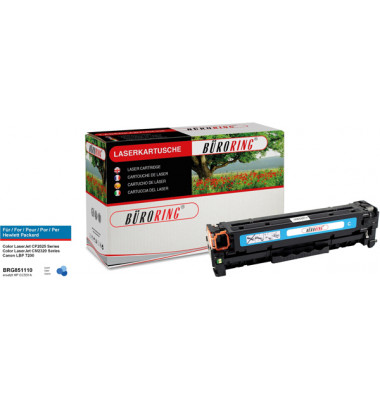 Toner Cartridge cyan für HP Color Laserjet CP 2025 DN,