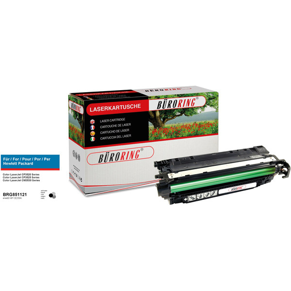 4016058002442 - Toner Cartridge schwarz für HP Color LaserJet CP3520CP3525DN 4016058002442 BRG851121