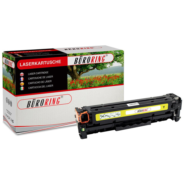 4016058029289 - Toner BRG851163 (kompatibel zu HP Laserjet Pro 200 Color M 251 NW) gelb ca 1800 Seiten 4016058029289 Büroring