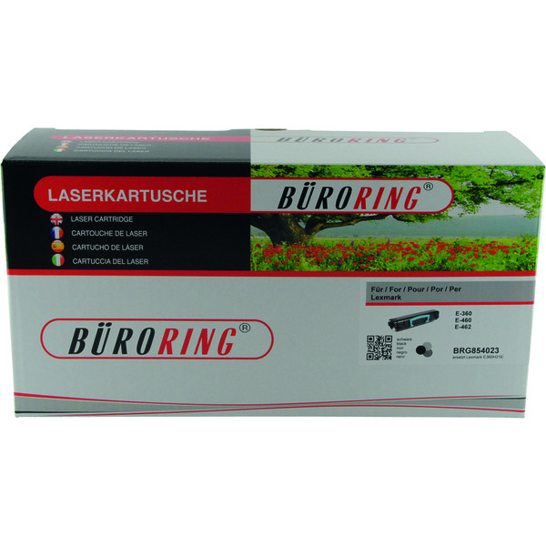 4016058026554 - Toner BRG854023 (kompatibel zu Lexmark E360H21E) schwarz ca 9000 Seiten 4016058026554 Büroring