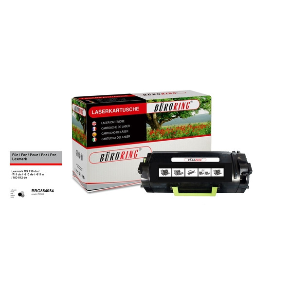 4016058000004 - Toner BRG854054 (kompatibel zu Lexmark 52D0HA0) schwarz ca 25000 Seiten 4016058000004 Büroring