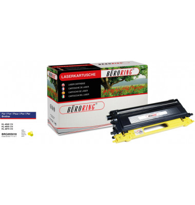 Toner BRG855018 (kompatibel zu Brother DCP-9040CN), gelb, ca. 4000 Seiten