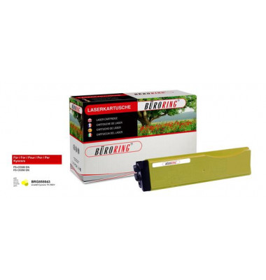 Toner BRG858043 (kompatibel zu Kyocera TK-560Y), gelb, ca. 10000 Seiten