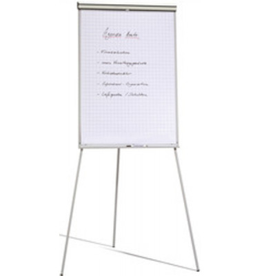 Flipchart, BRG650660, 68x105cm, grau, mit Beinen