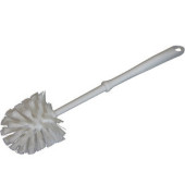 Toilettenb&uuml;rste gewellt wei&szlig; Plastik