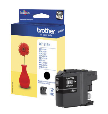 Druckerpatrone LC-121BK schwarz ca 300 Seiten