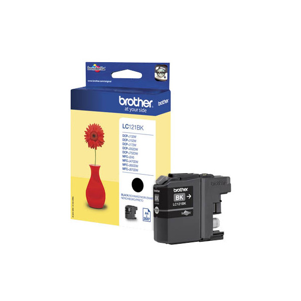 4977766723183 - Druckerpatrone LC121BK (LC-121BK) schwarz ca 300 Seiten 4977766723183 Brother