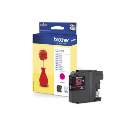 Druckerpatrone LC121M (LC-121M), magenta, ca. 300 Seiten