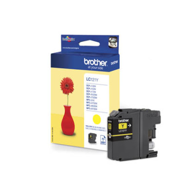 Druckerpatrone LC121Y (LC-121Y), gelb, ca. 300 Seiten