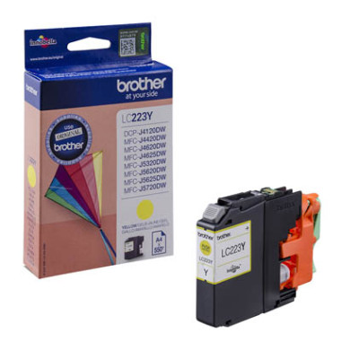 Druckerpatrone LC-223Y gelb ca 550 Seiten