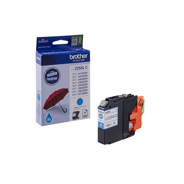 4977766735957 - LC225XLC brother LC-225XLC  cyan Druckerpatrone LC225XLC 4977766735957