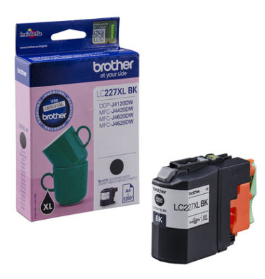 Druckerpatrone LC227XLBK (LC-227XL-BK), schwarz, ca. 1200 Seiten