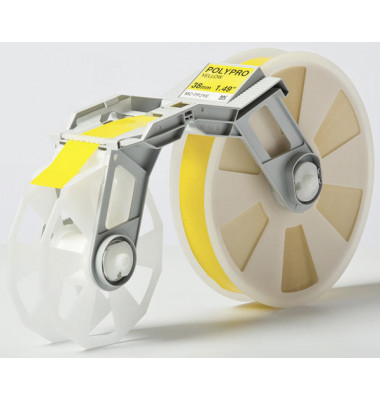 Bandkassette gelb MC-PP2YE 38mmx300m, Plastikband,f. Tape Creator TP-M5000N Bandkassette gelb MC-PP2YE 38mmx300m, Plastikband,f. Tape Creator TP-M5000N