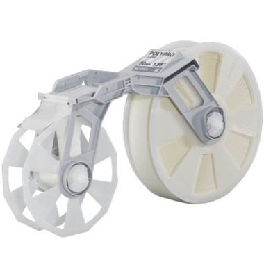 Plastikbandkassette transparent, 50mmx300m, MC-PP3CL f. Tape Creator