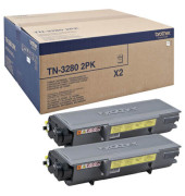 Toner TN-3280TWIN, schwarz, ca. 2x 8000 Seiten