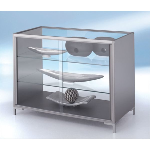 4016058121020 - Thekenvitrine Dekor Silber mit 3-seitiger Verglasung 4016058121020 LINK-V1210 4016058121020 - Thekenvitrine Dekor Silber mit 3-seitiger Verglasung 4016058121020 LINK-V1210