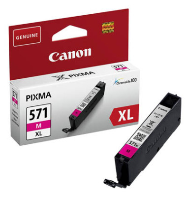 Druckerpatrone CLI-571 XL M 0333C001 (CLI-571M XL), magenta, ca. 650 Seiten