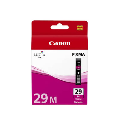 Druckerpatrone PGI-29 M 4874B001 (PGI-29M), magenta, ca. 1850 Seiten
